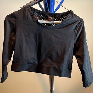 NWT Nike Cropped Workout Mesh Back Top